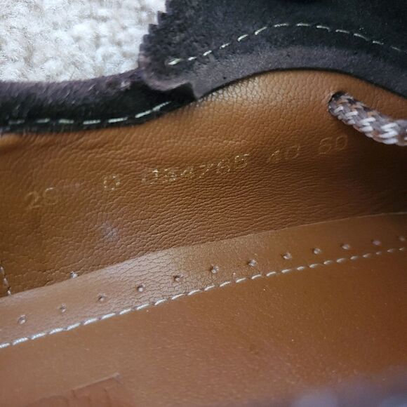 TOAST Spieth & Wensky Brown Leather Tie Loafer Size 40 - Picture 12 of 13